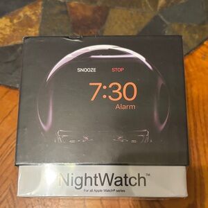 Black Alarm Clock Dock for Apple Watch